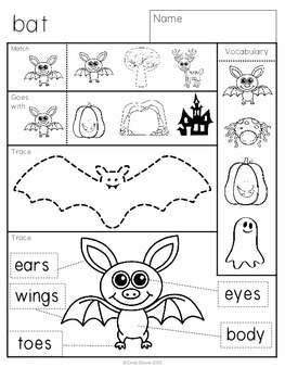 ABLLS-R ALIGNED ACTIVITIES Halloween Homework for Early Learners with ...