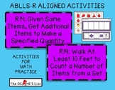 ABLLS-R ALIGNED ACTIVITIES R14 & R19 Add Items to a Specified Quantity - Math