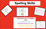 ABLLS-R Alligned Spelling Tasks