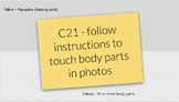 ABLLS-R Assessment C21 - Follow instructions to touch body