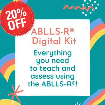 Preview of 20% off! ABLLS-R® Assessment and Curriculum Kit - Boom Cards