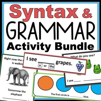 Preview of Syntax and Grammar Skills