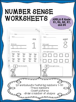 ABLLS-R Math Worksheets by Sped and the City | Teachers Pay Teachers