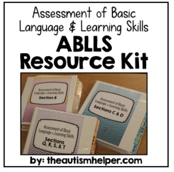 Preview of ABLLS-R Assessment Kit