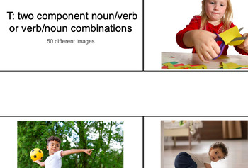 Preview of ABLLS/VBMAPP: Labeling verb/noun, noun/verb images