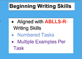 ABLLS-R Alligned - Writing Skills Task