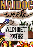 2 ABORIGINAL THEMED ALPHABET labelled and blank - for NAIDOC week