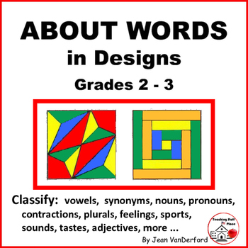 Preview of ABOUT WORDS | Sight Words | Phonics| COLOR| Review Vocabulary| Gr 2-3