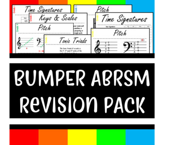 Preview of ABRSM MUSIC THEORY EXAM REVISION GRADE 1-5