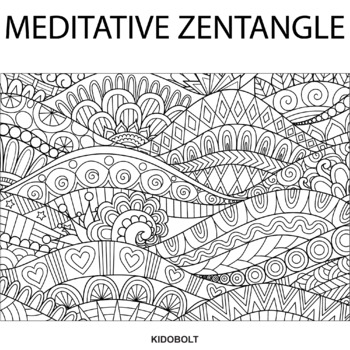 Meditative Coloring Sheets — Short Leg Studio