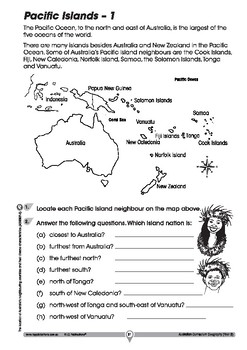 australian curriculum geography australias neighbours year 3