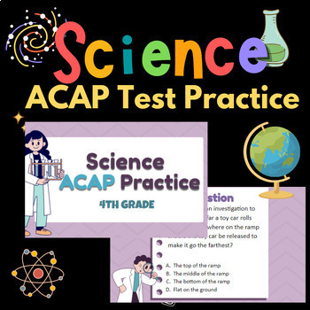 Preview of ACAP Science Practice Questions and Review - 4th Grade 