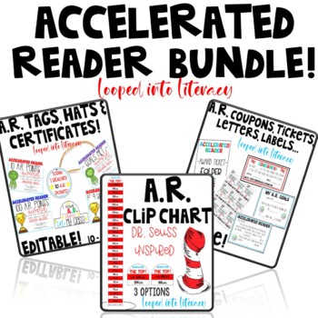 Preview of ACCELERATED READER CERTIFICATE AWARD CHART BUNDLE