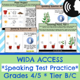 ACCESS Speaking Test Practice- Grades 4/5, Tier B/C (Digit