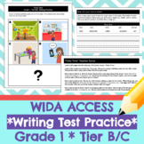ACCESS Writing Test Practice- Grade 1- Tier B/C