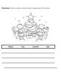 ACCESS Writing Test Practice ESL - Christmas Theme - WIDA