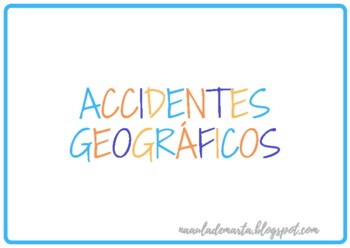 Preview of ACCIDENTES GEOGRÁFICOS CON ACTIVIDADES 4º 5º Y 6º DE EDUCACIÓN PRIMARIA