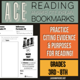 ACE Reading Bookmarks