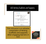ACE Writing Scaffolds and Supports