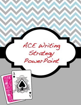 Preview of ACE Writing Strategy
