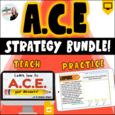 ACE Writing Strategy BUNDLE! 12 Teaching Slides AND 6 Prac