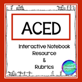 Constructed Response ACED Interactive Notebook Resource