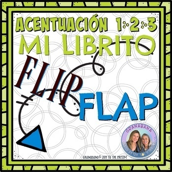 Preview of ACENTUACIÓN 1 - 2 - 3 | Mi Librito FLIP FLAP | ACENTOS | Digital e Interactivo