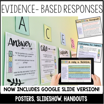ACES Answer Cite Explain Summarize Lesson, Posters, Handouts Digital and Print