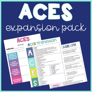 Preview of ACES Paragraph Writing Bundle