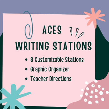 Preview of ACES Writing Stations (ACES Practice Activity--editable to ACE)