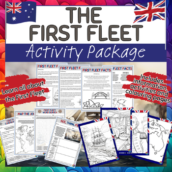 Preview of ACHASSK085 ACHHK079 The First Fleet Activity Package - History, Australia Day