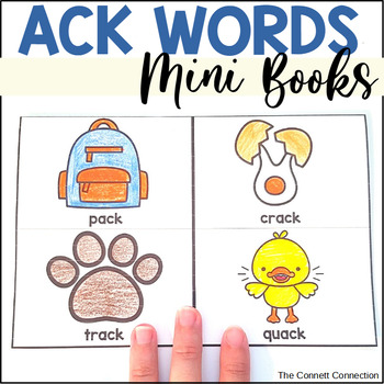 Preview of ACK Words Foldable Mini Books for Reading and Writing