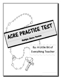 ACRE Practice Test- Multiple Choice Version