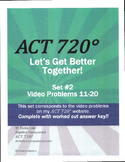 ACT Math Prep - Video Problems - Practice Sets 11- by ACT 720