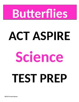 Preview of ACT ASPIRE - Test Prep - Practice  - Reading Graphs/Data Interpretation Exemplar
