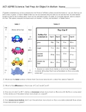 ACT ASPIRE Science Test Prep: Grades 3/4 "An Object in Mot