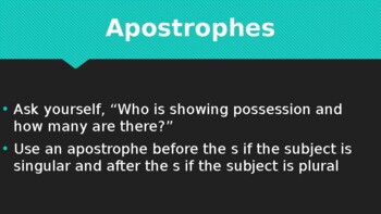 Preview of ACT Apostrophes