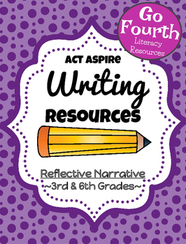 Preview of ACT Aspire Writing: Reflective Narrative Resources (Rubric & Student Checklist)