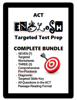 Preview of ACT English Prep Bundle Targeted and Comprehensive Practice