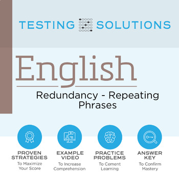 Preview of ACT English - Redundancy - Repeating Phrases
