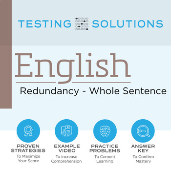 Preview of ACT English - Redundancy - Whole Sentences