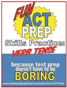 Preview of Fun ACT English Prep: Verb Tense Skill-by-Skill Practice