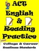 ACT English and Reading Practice Worksheets by Mo Don | TpT