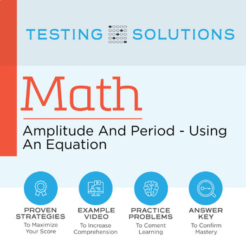 Preview of ACT Math - Amplitude & Period - Using An Equation