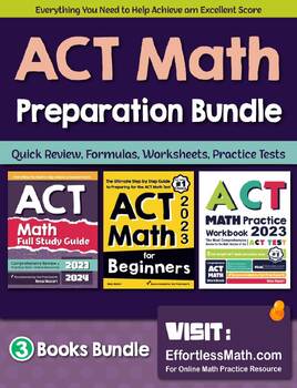 Preview of ACT Math Comprehensive Preparation Bundle