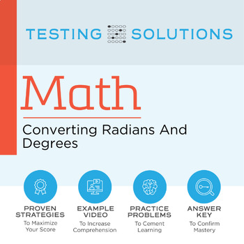 Preview of ACT Math - Converting Radians And Degrees
