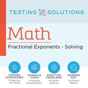 Preview of ACT Math - Fractional Exponents - Solving