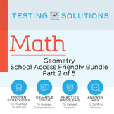 ACT Math - Geometry School Access Friendly Set #2