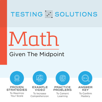 Preview of ACT Math - Given The Midpoint