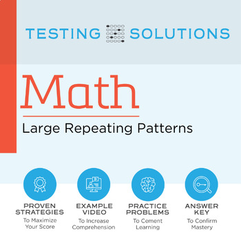 Preview of ACT Math - Large Repeating Patterns